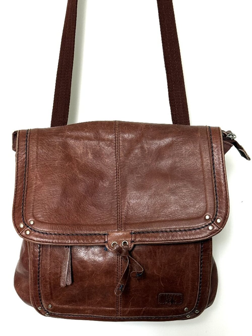 The Sak Backpack Brown genuine leather laptop bag